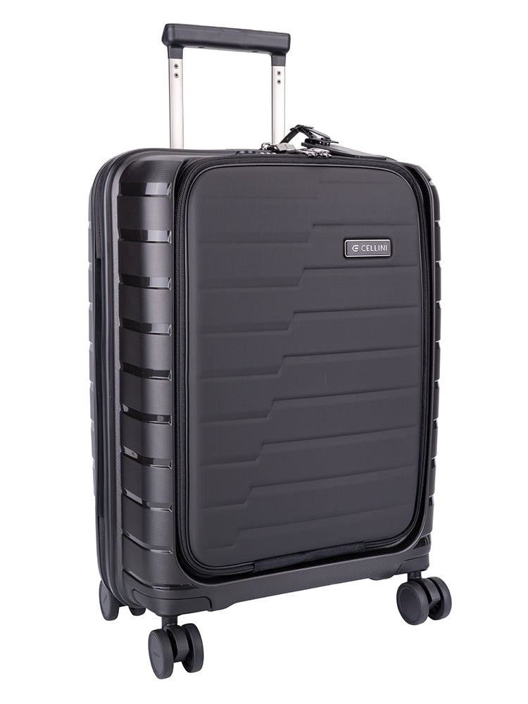 Celini Microlite Business Carry On Trolley Black