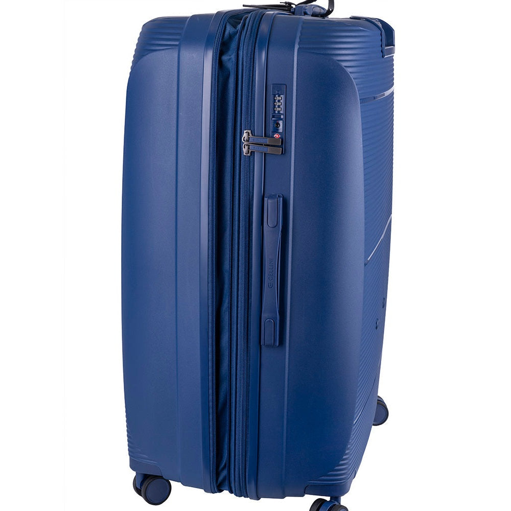 Cellini Qwest Trolley Luggage Case In Navy