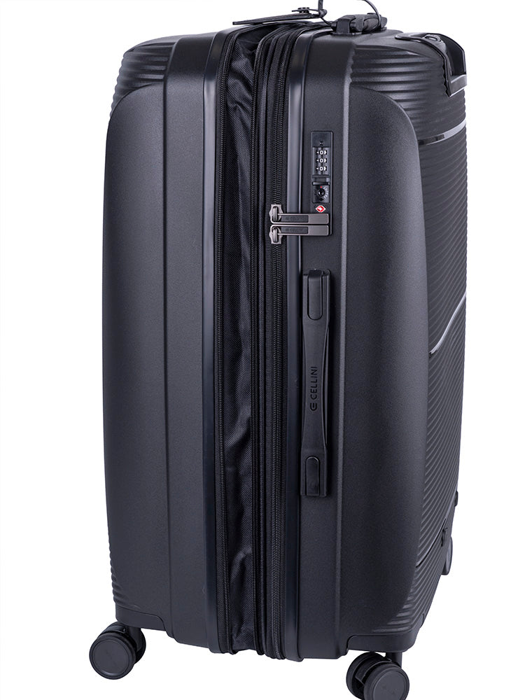 Cellini Qwest Trolley Case Black