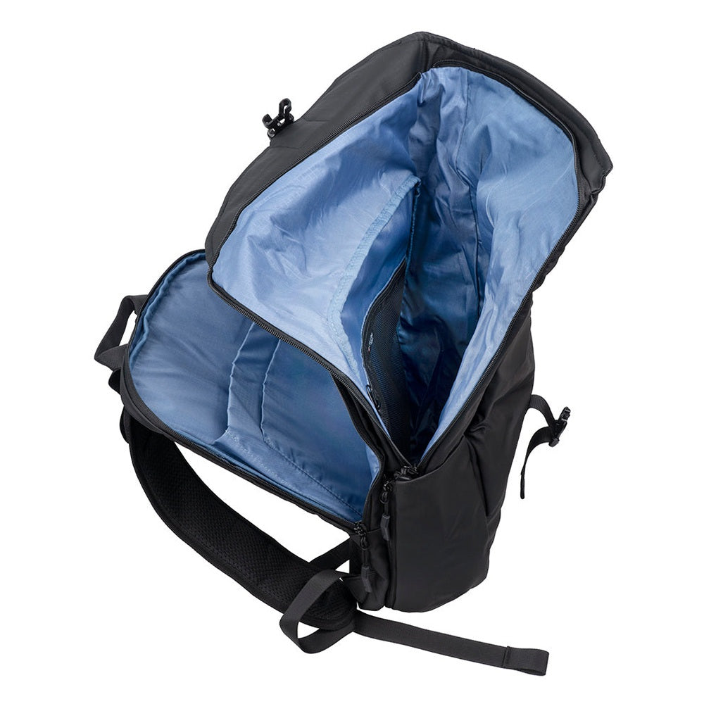 Cellini Sidekick Water Resistant Fold-over Backpack In Black