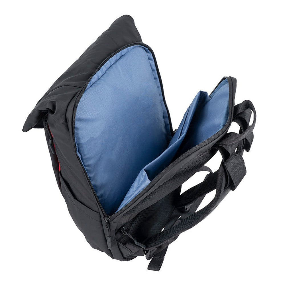 Cellini Sidekick Water Resistant Fold-over Backpack In Black