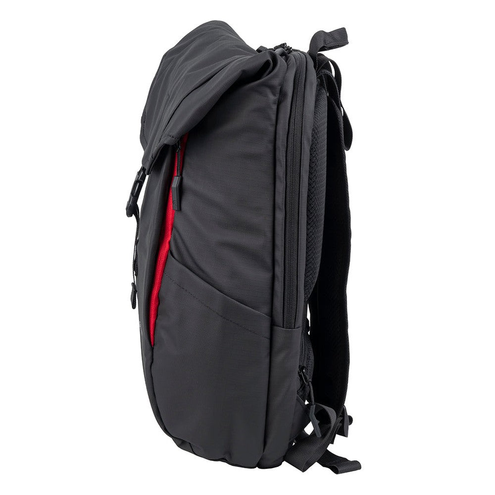 Cellini Sidekick Water Resistant Fold-over Backpack In Black