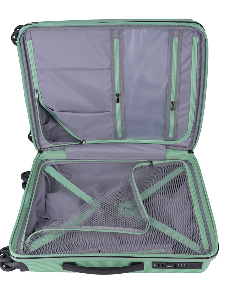 Cellini Starlite Trolley Case Light Green