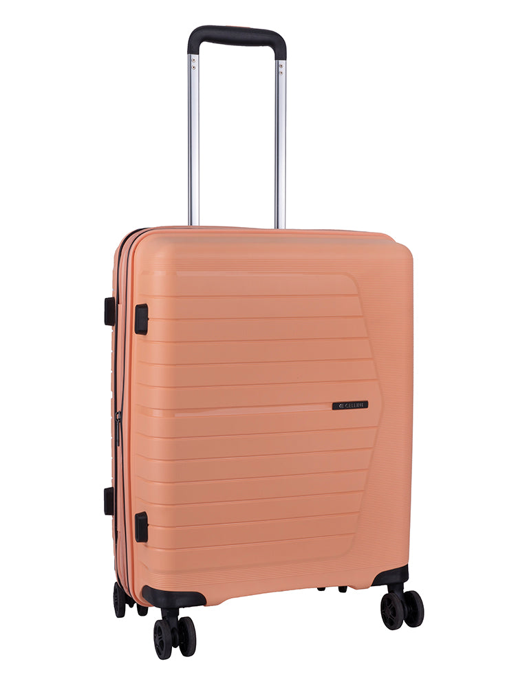 Cellini Starlite Trolley Case Peach