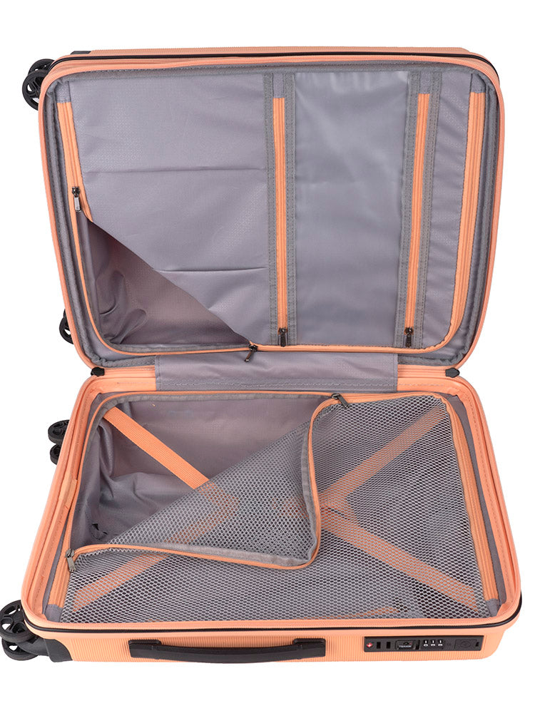 Cellini Starlite Trolley Case Peach