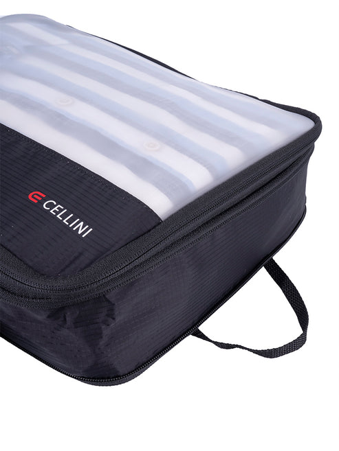 Cellini Travel Essentials 2 Large Packing Cubes In Black