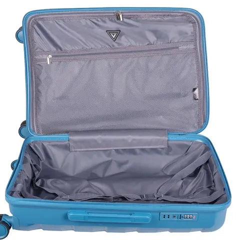 Voyager Pacific 4 Wheel Trolley Case Blue 50 Cm