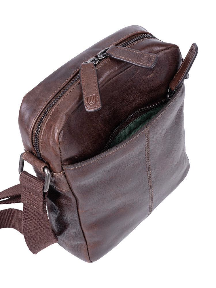Papillon Top Handle Organiser Sling  Brown