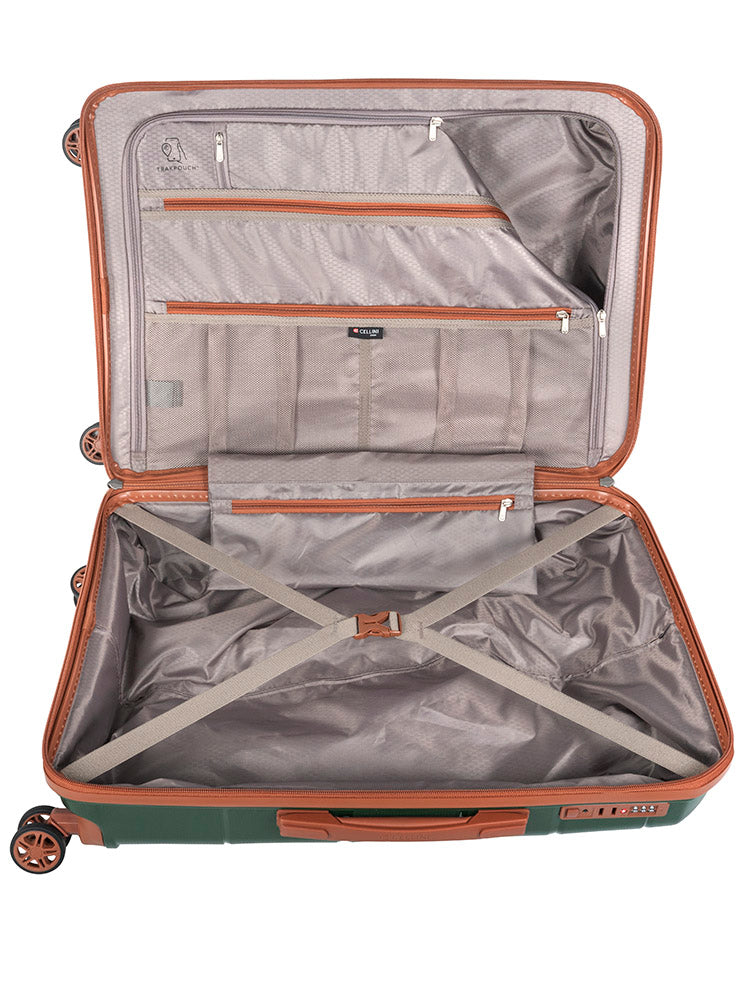 Cellini Spinn Trolley Case Green