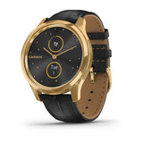 Garmin Vivo move Luxe Black Embossed Leather