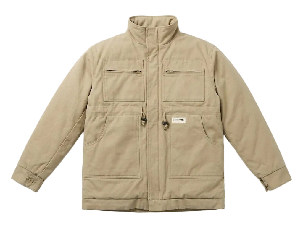 Sniper Boys Parka Jacket In Khaki