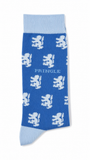 Pringle Mens Larey Lion Geo Socks In Blue