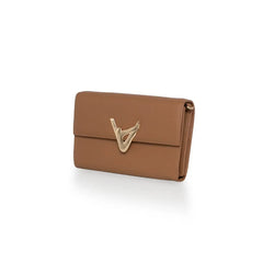 Carrol Boyes Chain Purse Toe Touch Brown