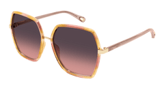 Chloe Womens Sunglasses In Havana Pink Red CH0262S-003
