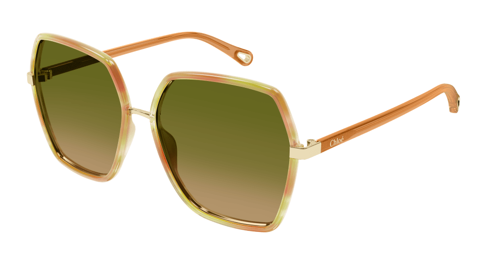 Chloe Womens Sunglasses In Havana Orange Green CH0262S-004