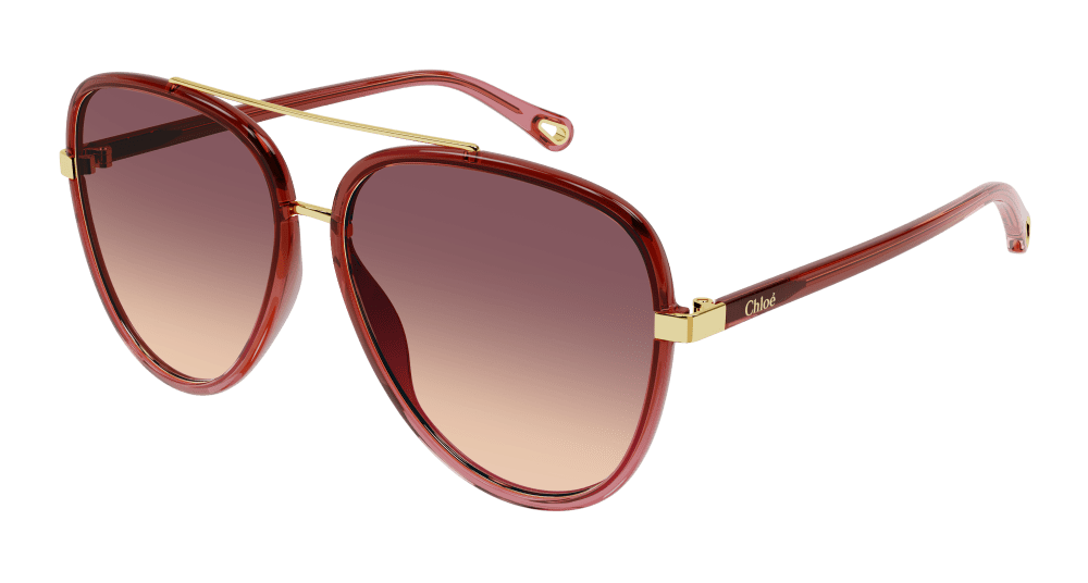 Chloe Sunglass Woman Red Red CH0129S-004