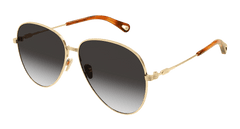 Chloe Sunglass Woman Gold Grey CH0177S-001