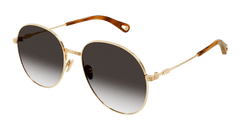 Chloe Sunglass Woman Gold Grey CH0178S-001