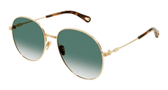 Chloe Sunglass Woman Gold Green CH0178S-004