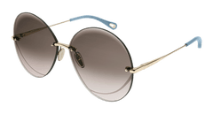 Chloe Sunglass Woman Gold Brown CH0063S-002