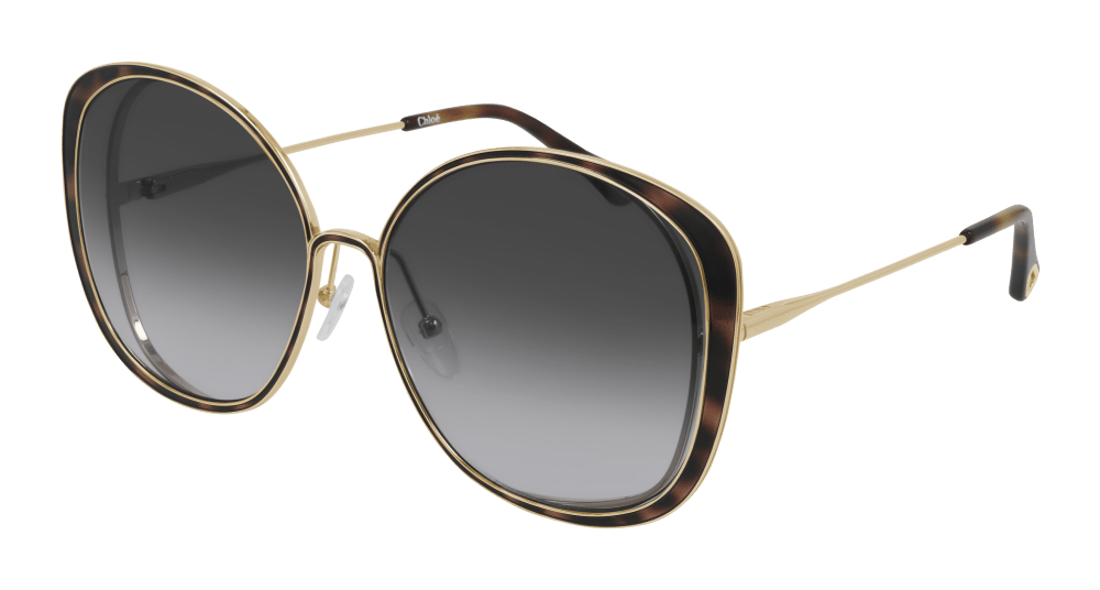 Chloe Sunglass Woman Gold Grey CH0036S-001