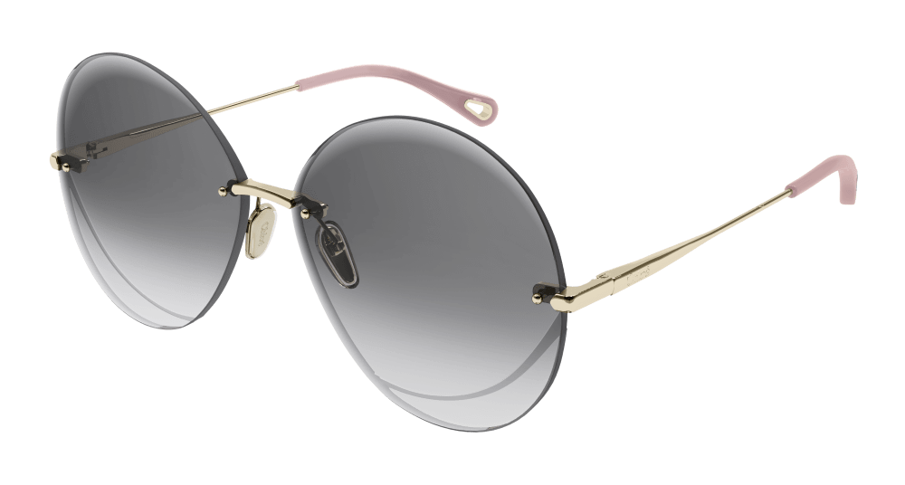 Chloe Sunglass Woman Gold Grey CH0063S-001