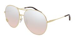 Chloe Sunglass Woman Gold Pink CH0028S-004