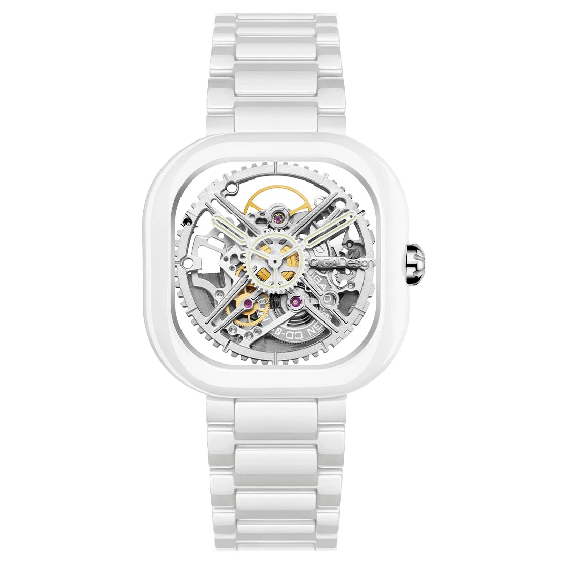 Ciga Unisex R Series Eastern Jade Watch In Ceramic White