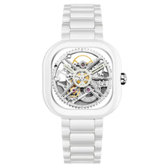 Ciga Unisex R Series Eastern Jade Watch In Ceramic White