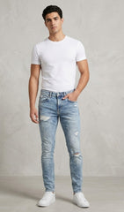 Calvin Klein Skinny Jeans In Denim Light