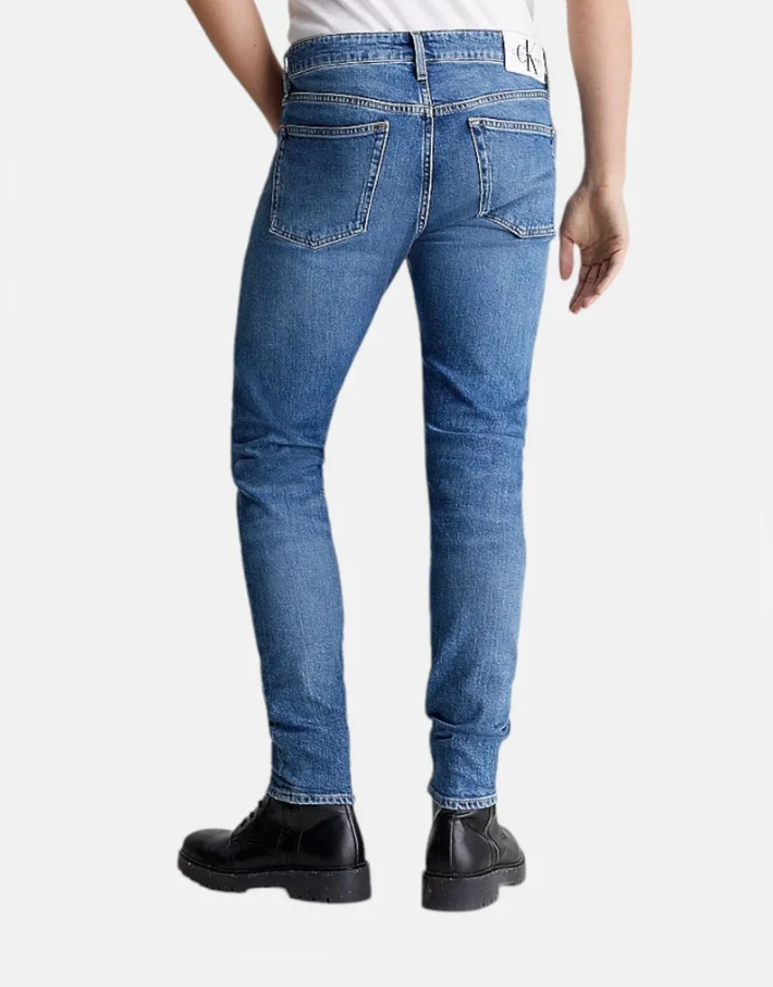 Calvin Klein Slim Taper Jeans In Denim Medium