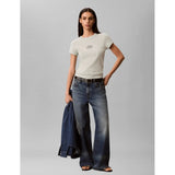 Calvin Klein Baby Rib Logo T-Shirt In Mint