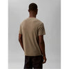 Calvin Klein Mens Waffle Crew Neck T-Shirt In Olive