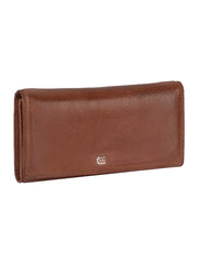 Cellini Womens Diva Lotus Large Multicard Purse In Brown