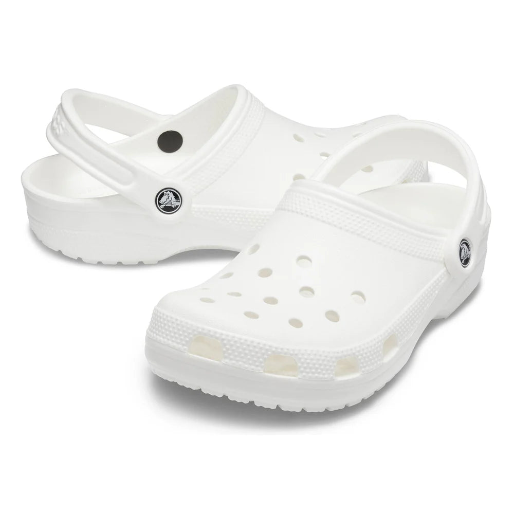 Crocs Unisex  Classic Shoes In White