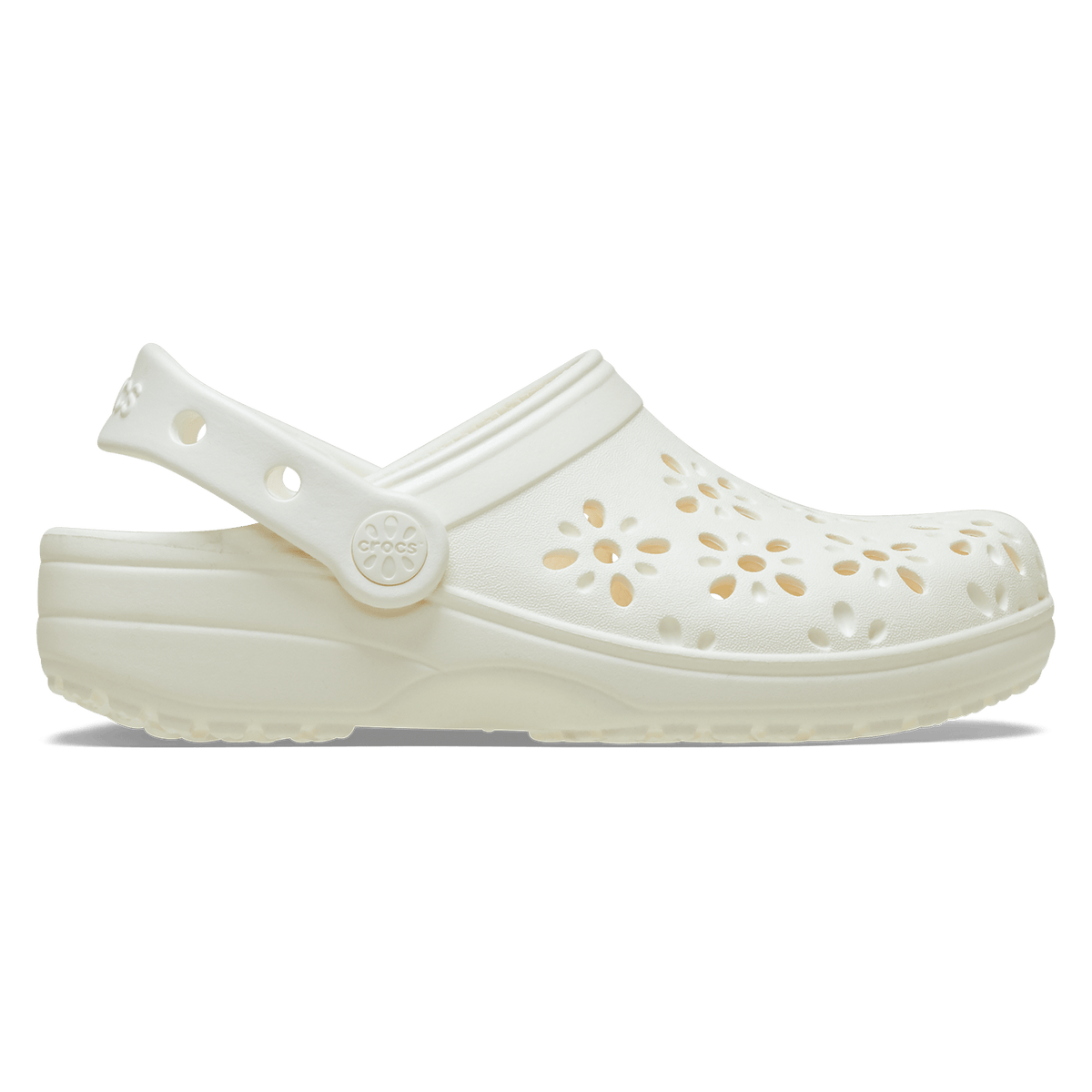Crocs 210927 Womens Classsic Floral Cutout Clog Ch