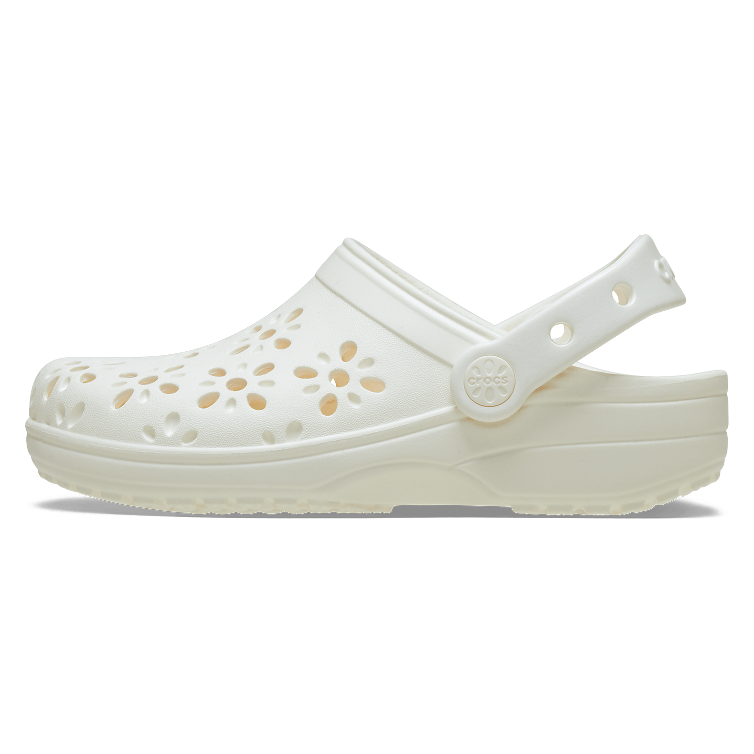 Crocs 210927 Womens Classsic Floral Cutout Clog Ch