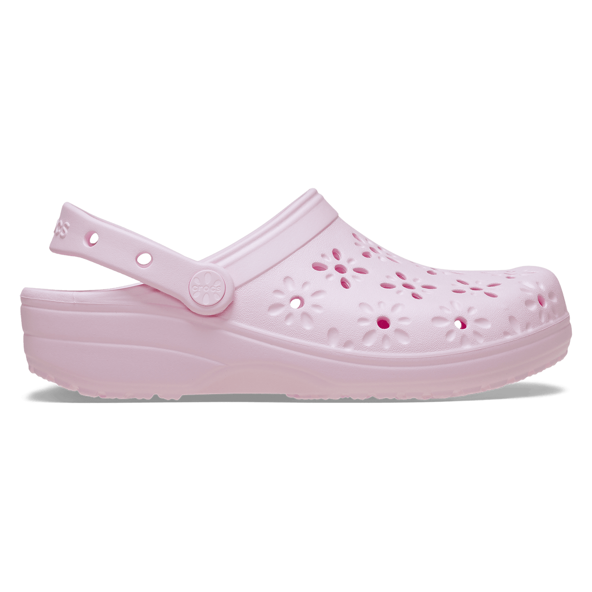 Crocs 210927 Womens Classsic Floral Cutout Clog Li
