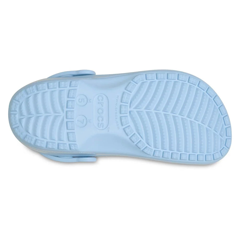 Crocs Unisex Adults Classic Frosted Clog Sandals In Light Blue