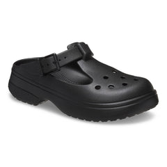 Crocs 210581 Womens Mary Jane Clog Shoes Black