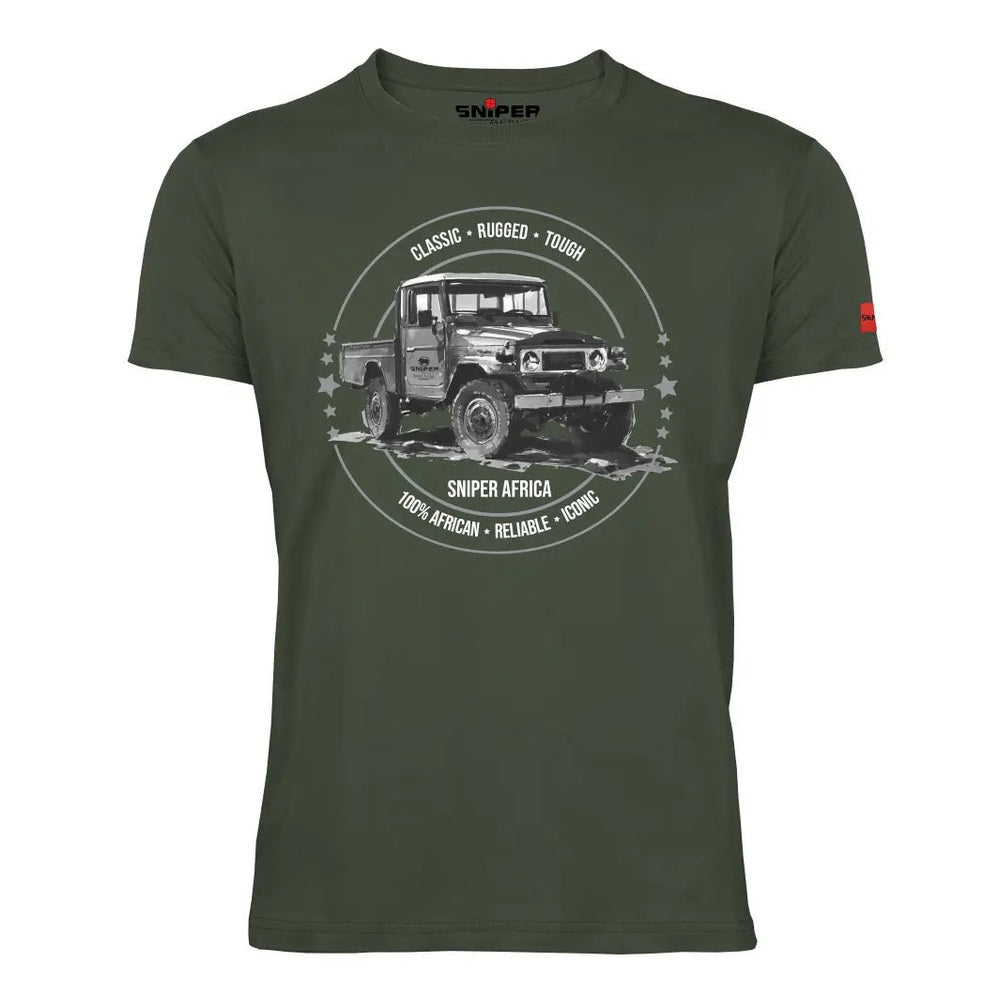 Sniper Mens Classic T-Shirt In Olive
