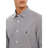 Polo Mens Yd Stripe Shirt In Grey