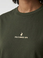 Polo Womens Lori Logo T-Shirt In Olive