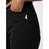 Polo Womens Taylor Straight Leg Jeans in Black