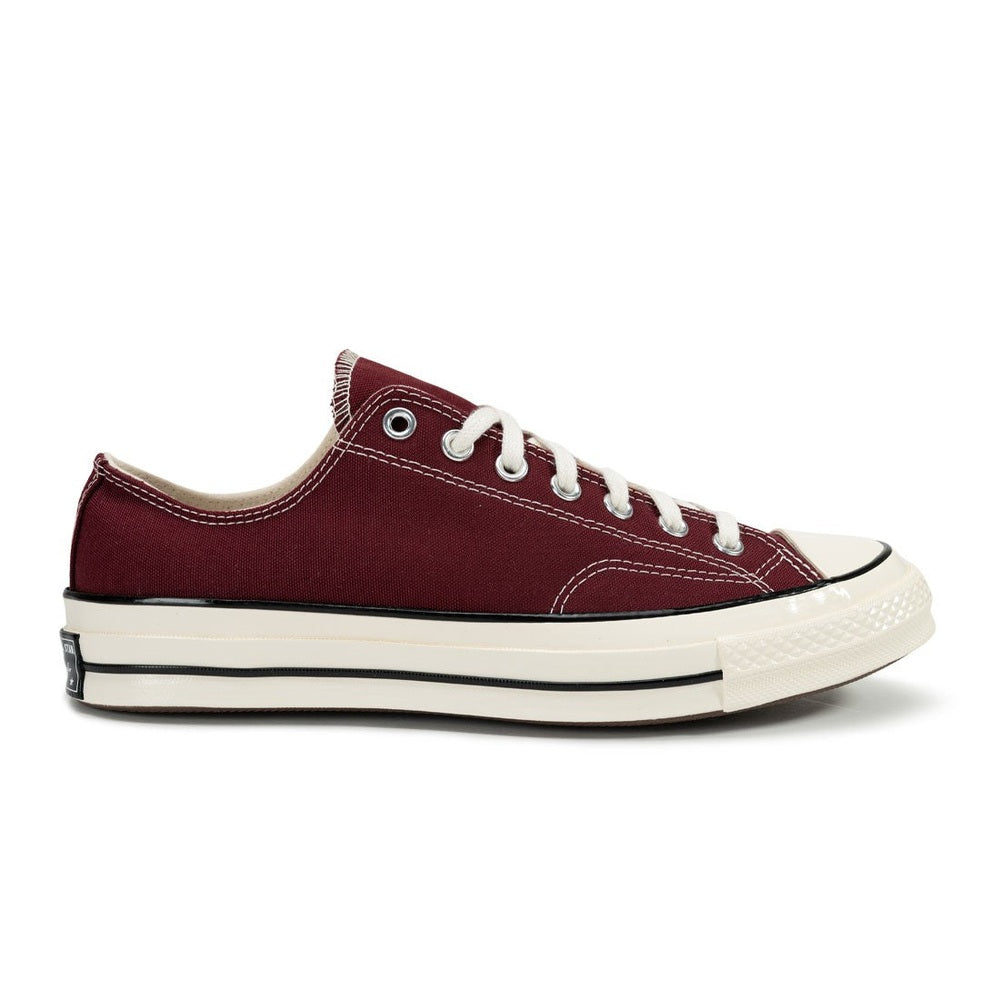 Converse Unisex Adults Chuck 70 Canvas Ox Sneakers In Deep Bordeaux/Egret/Black