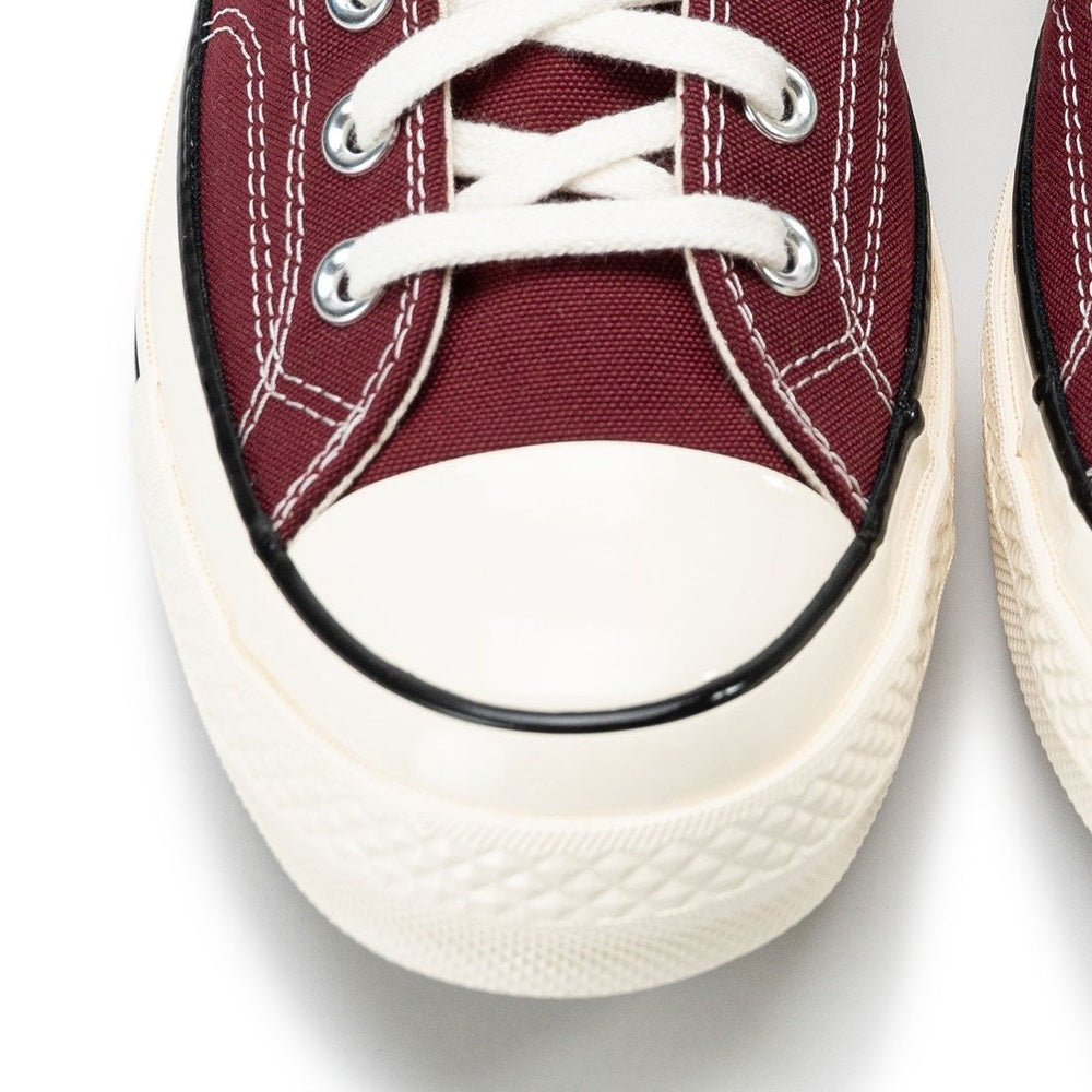 Converse Unisex Adults Chuck 70 Canvas Ox Sneakers In Deep Bordeaux/Egret/Black