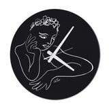 Wall Clock Black Lg-Ahead Of Time