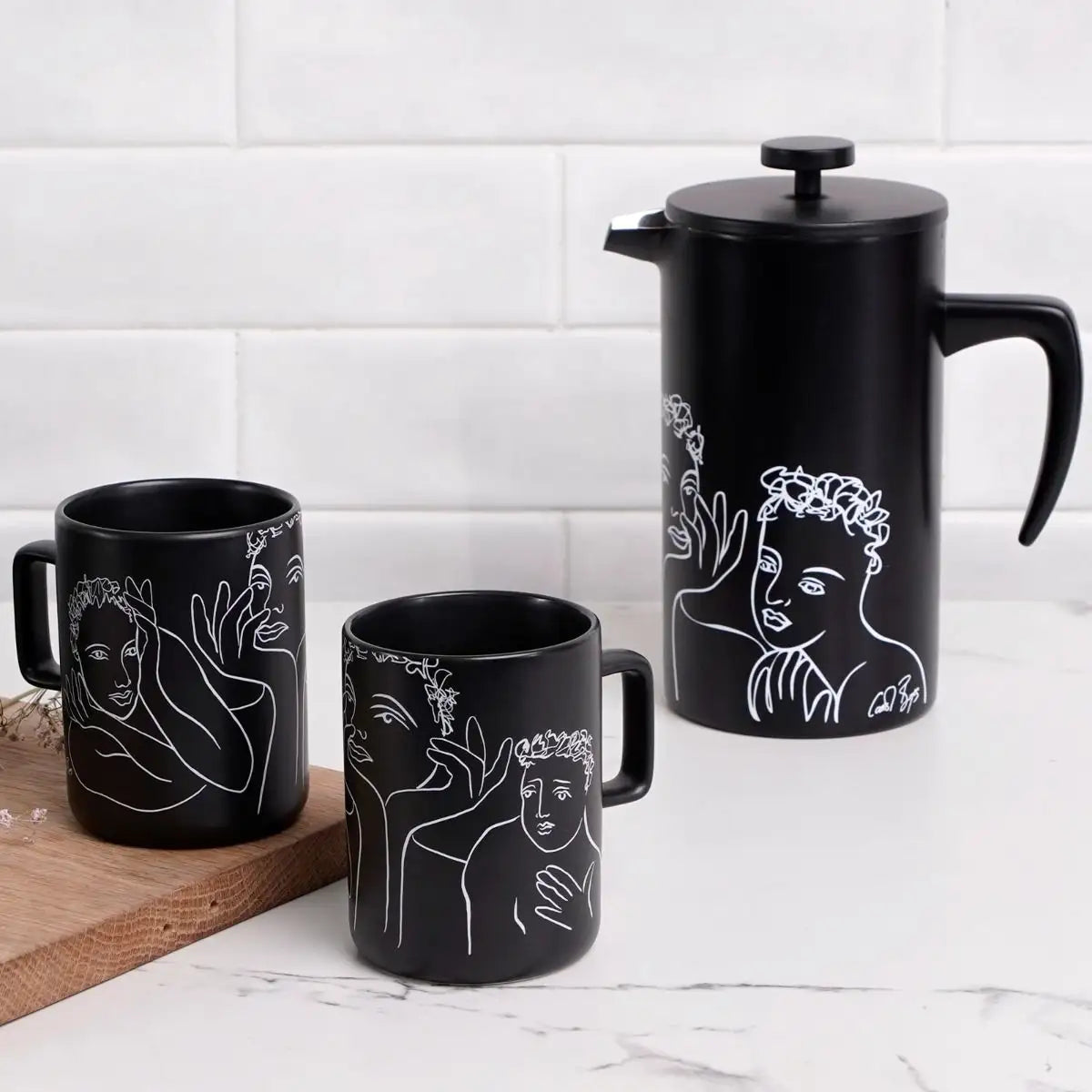 Carrol Boyes Mug Conversation Black