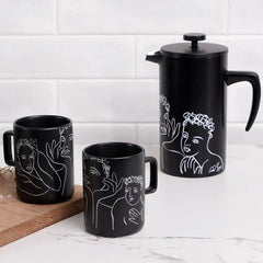 Carrol Boyes Mug Conversation Black