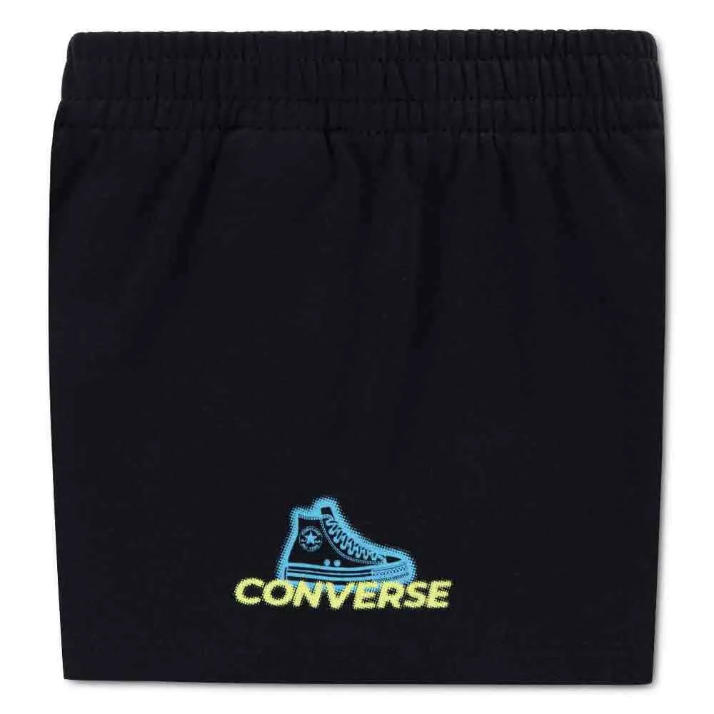 Converse Boys Globe Frontback Hit In Black